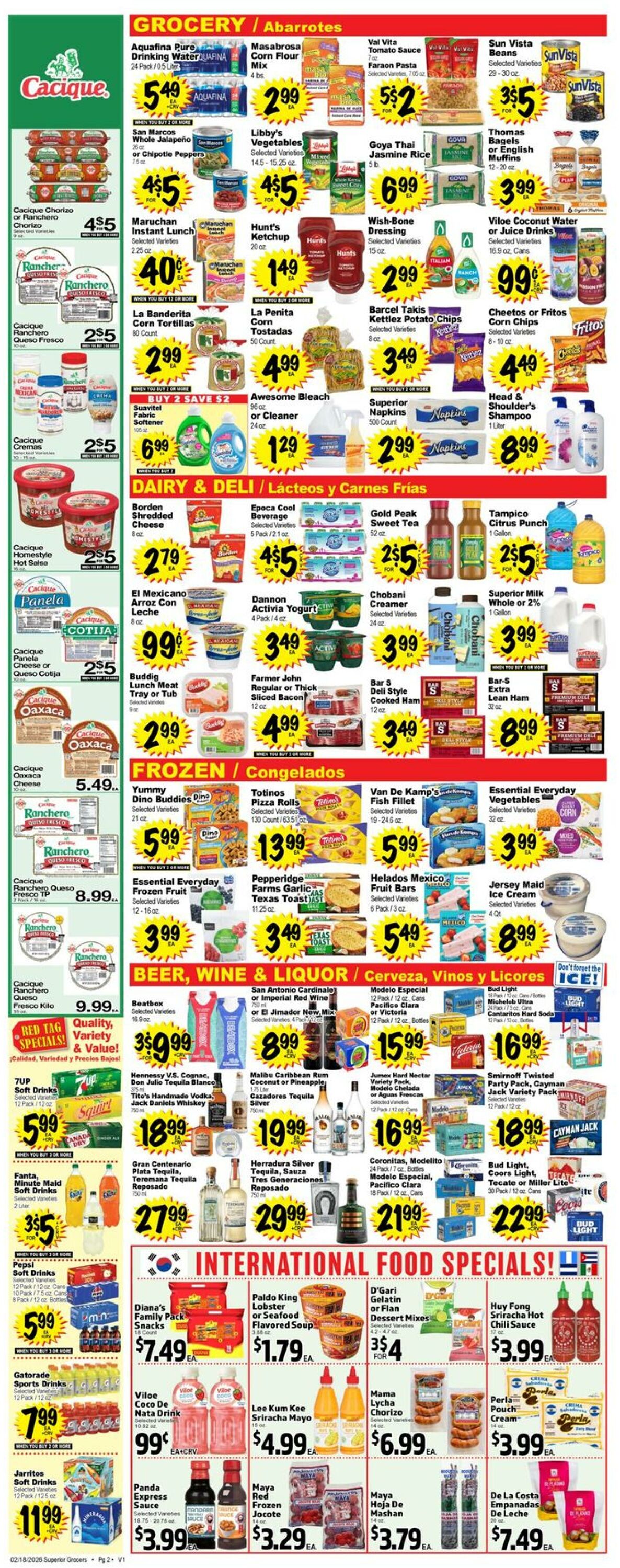 Weekly ad Superior Grocers 02/18/2026 - 02/24/2026