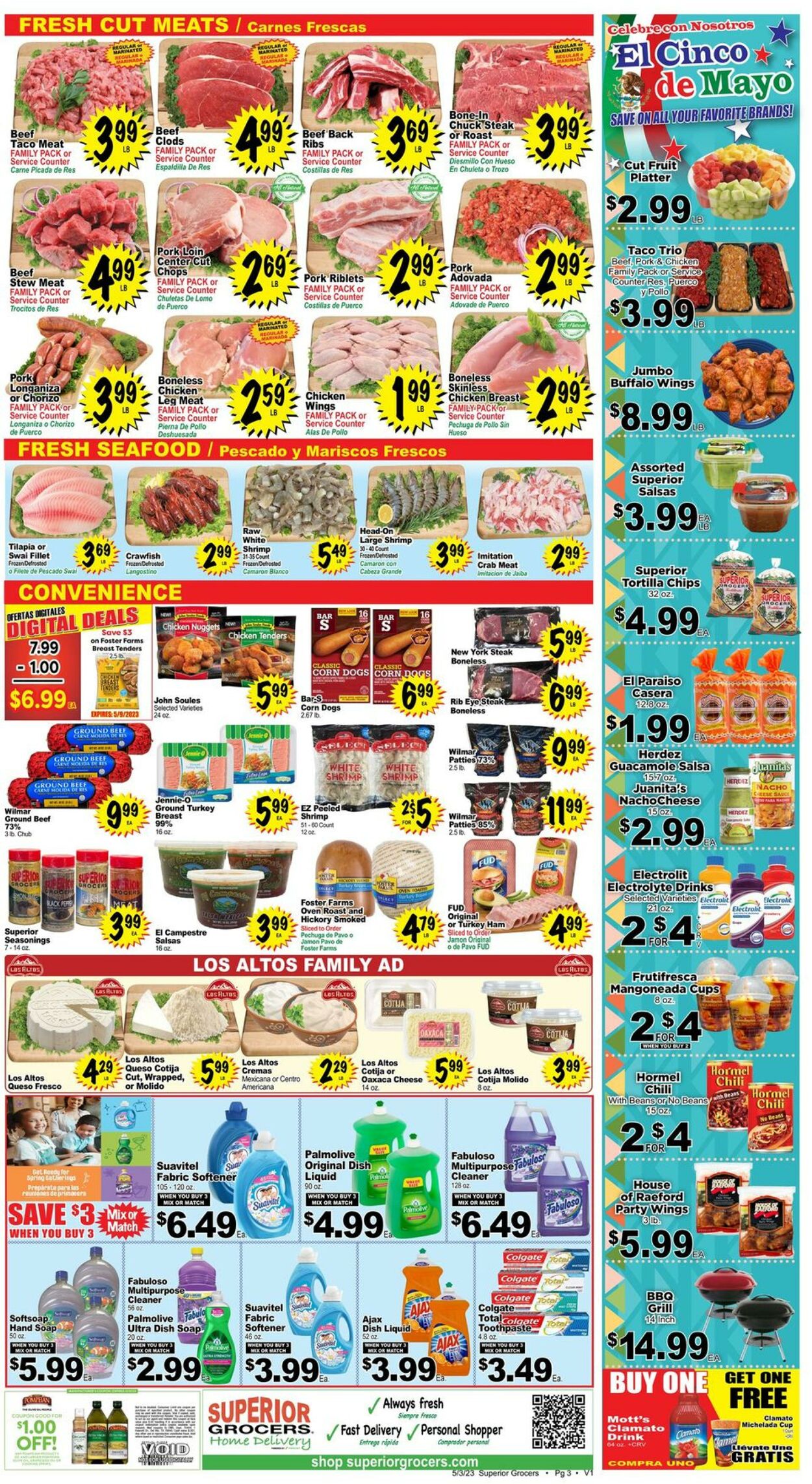 Weekly ad Superior Grocers 05/03/2023 - 05/09/2023