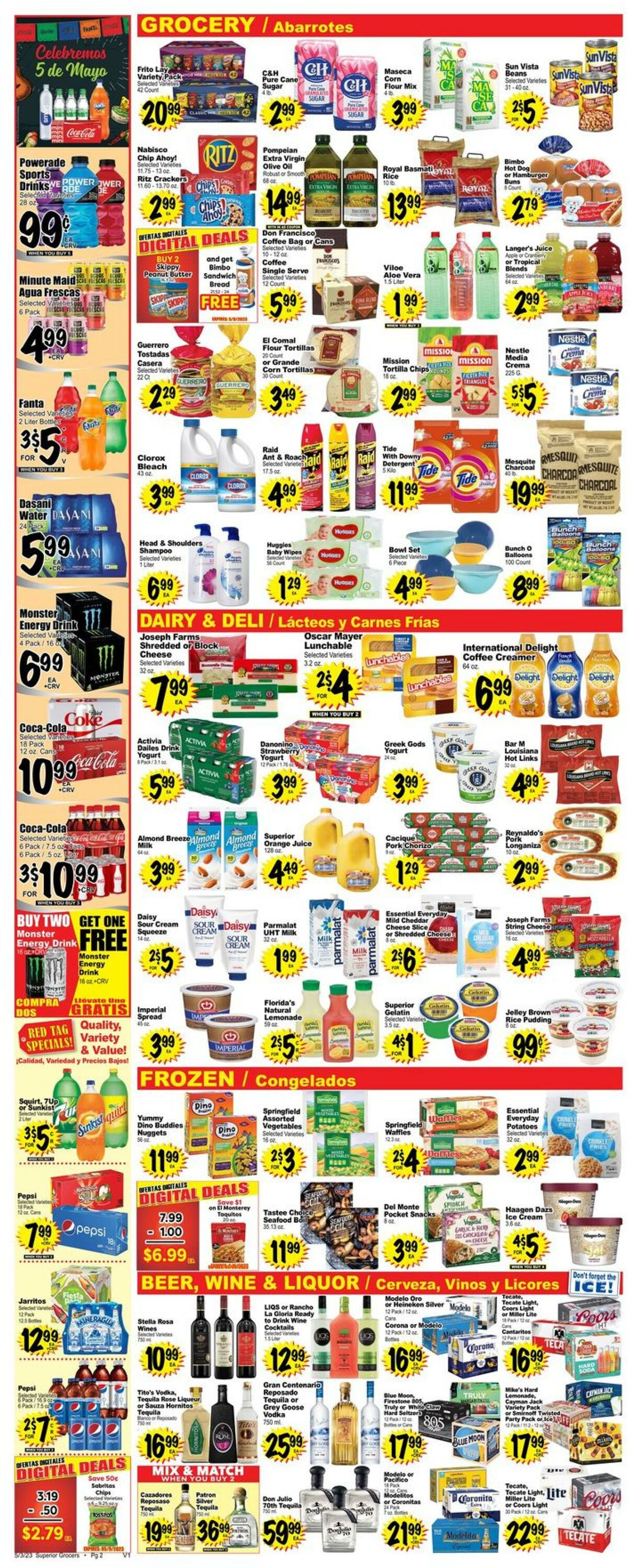 Weekly ad Superior Grocers 05/03/2023 - 05/09/2023