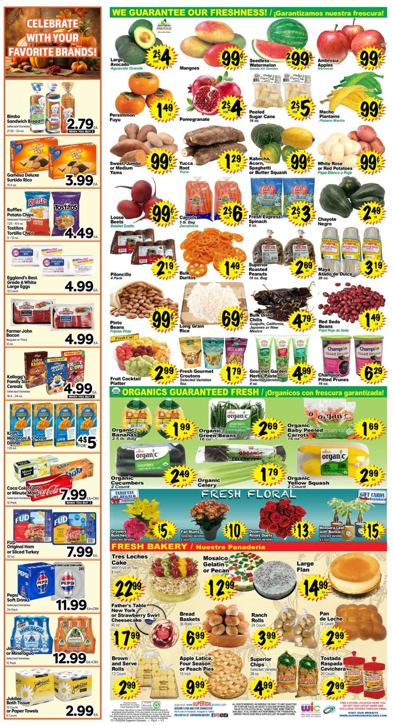 Weekly ad Superior Grocers 11/13/2024 - 11/19/2024