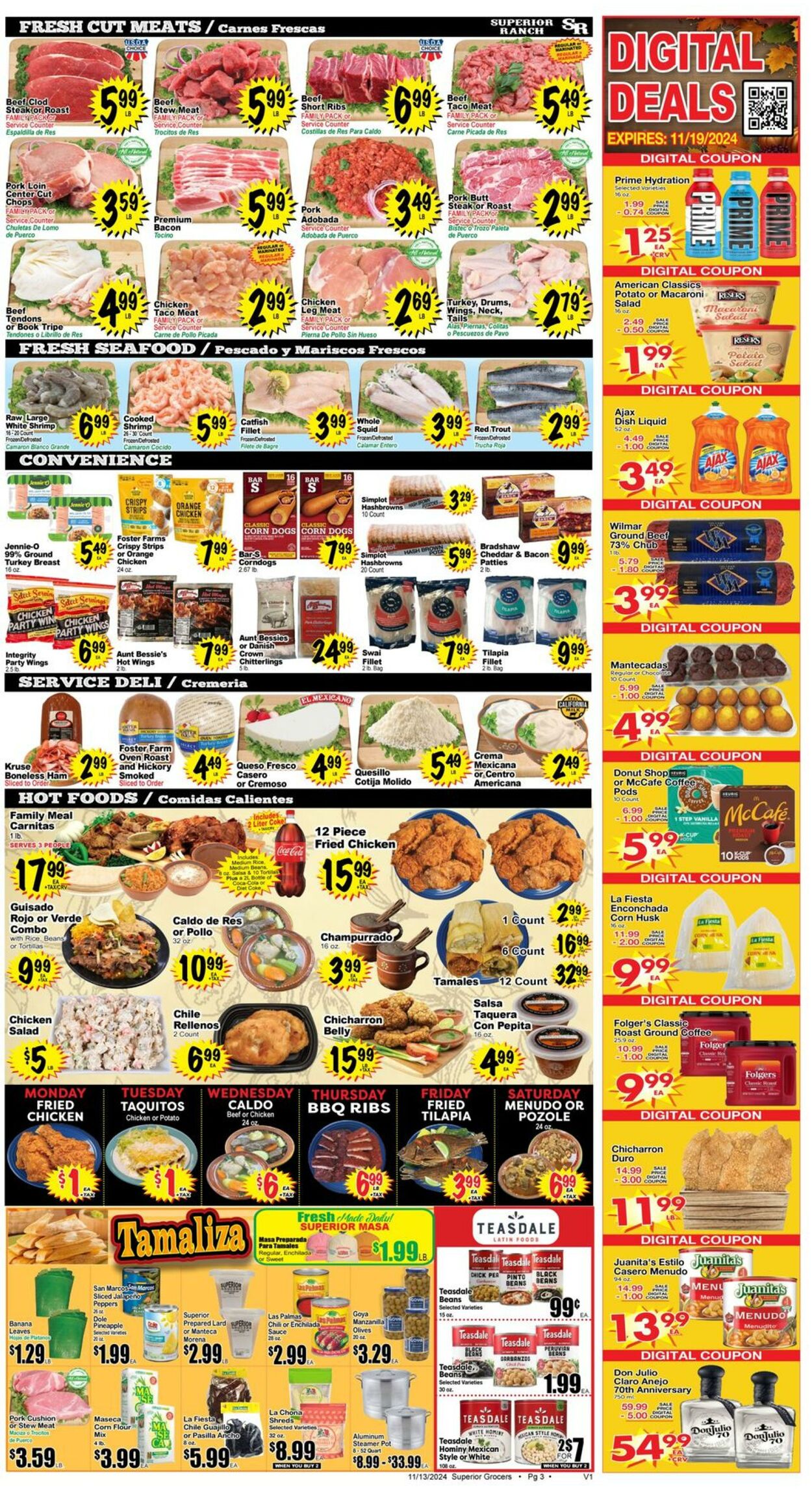 Weekly ad Superior Grocers 11/13/2024 - 11/19/2024