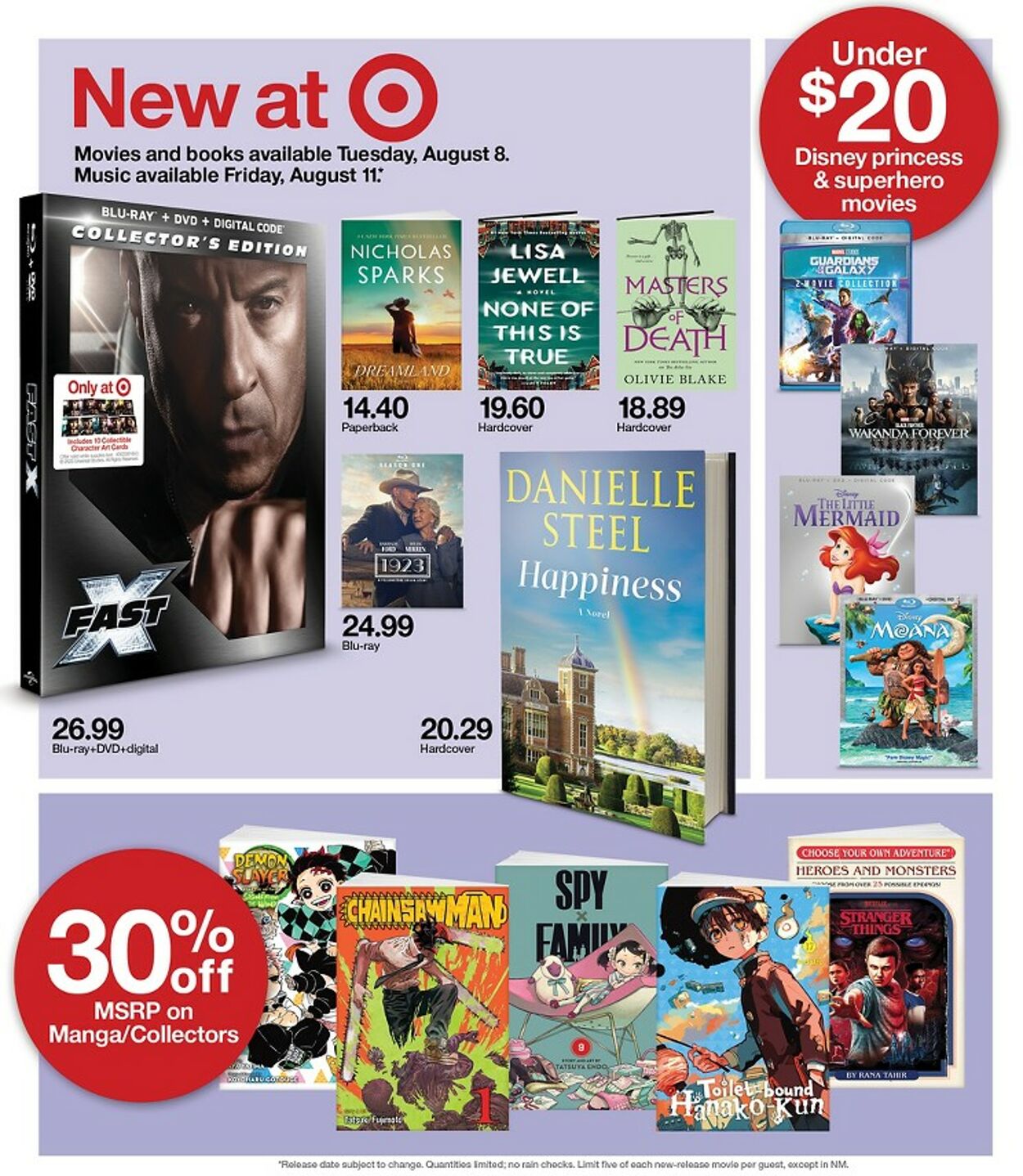 Weekly ad Target 08/06/2023 - 08/12/2023