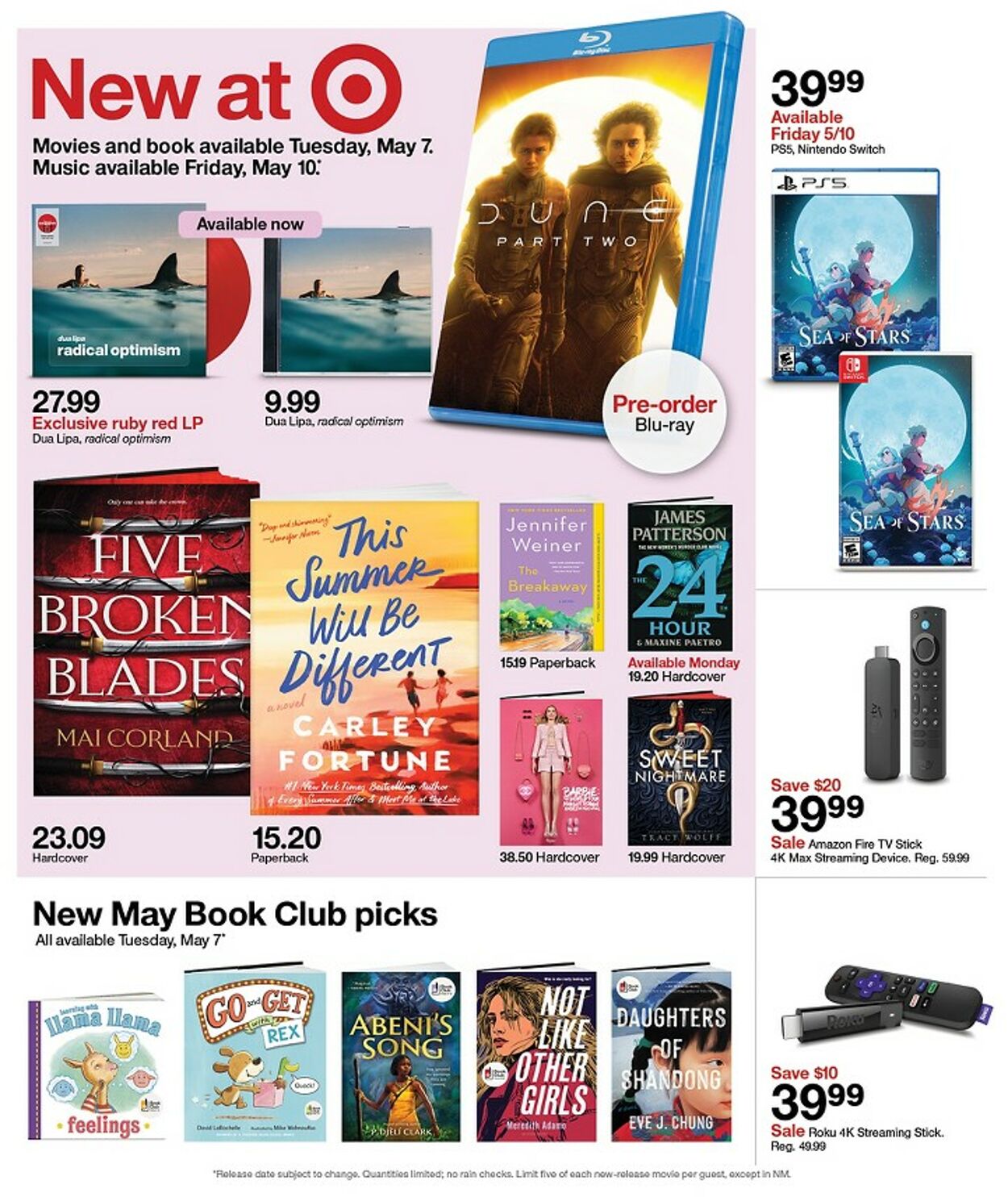 Weekly ad Target 05/05/2024 - 05/11/2024