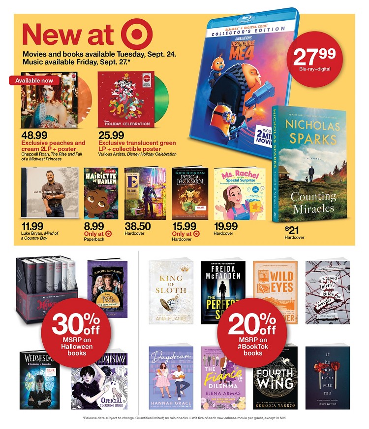 Weekly ad Target 09/29/2024 - 10/05/2024