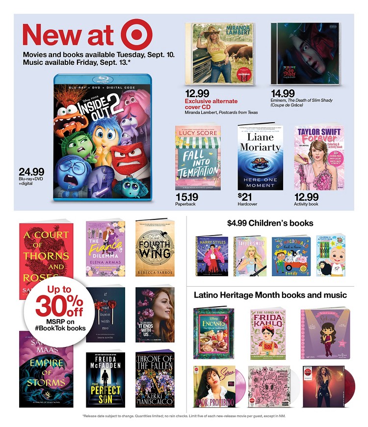 Weekly ad Target 09/15/2024 - 09/21/2024