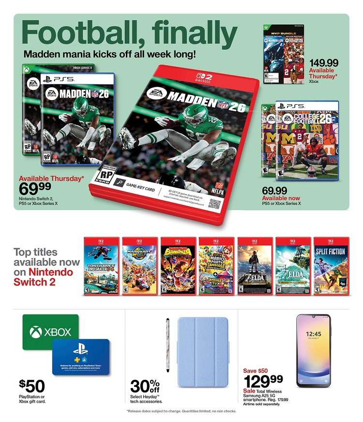 Weekly ad Target 08/10/2025 - 08/16/2025