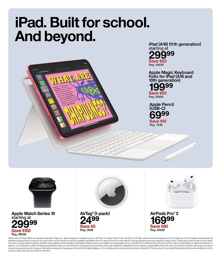 Weekly ad Target 08/10/2025 - 08/16/2025