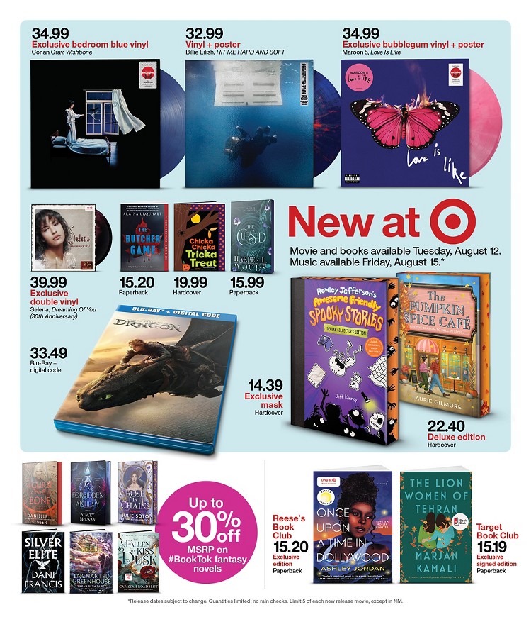Weekly ad Target 08/10/2025 - 08/16/2025