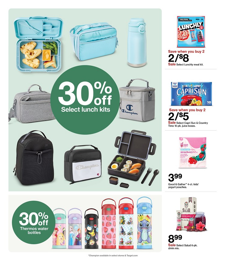 Weekly ad Target 08/10/2025 - 08/16/2025