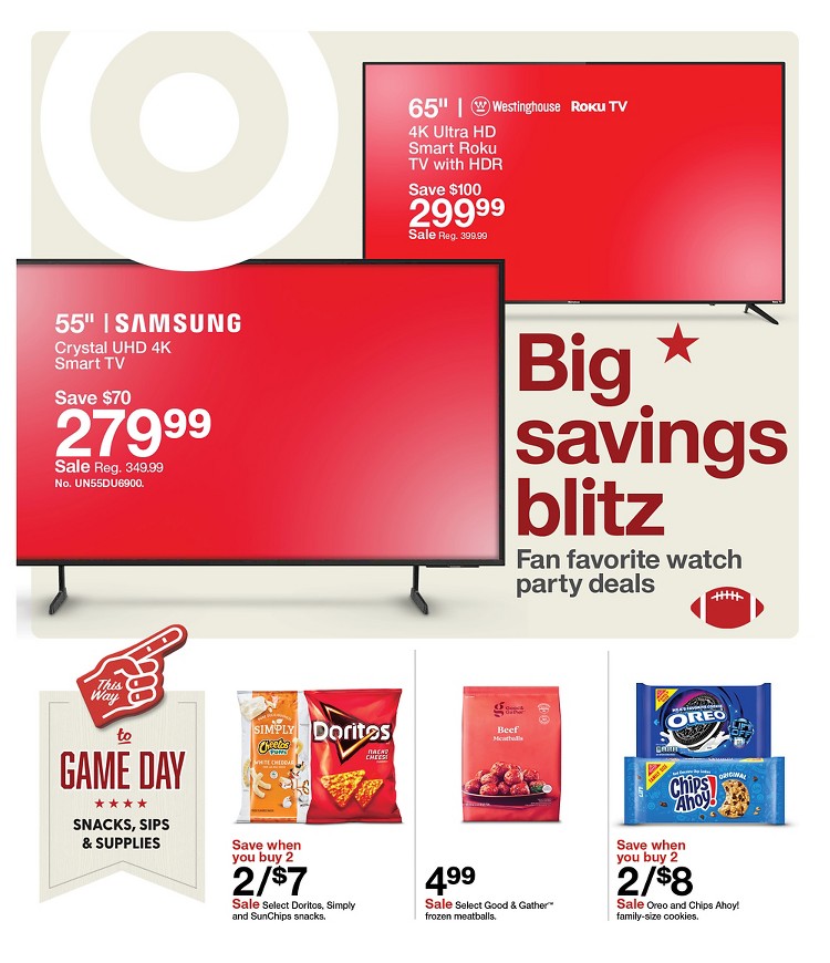 Target Promotional weekly ads