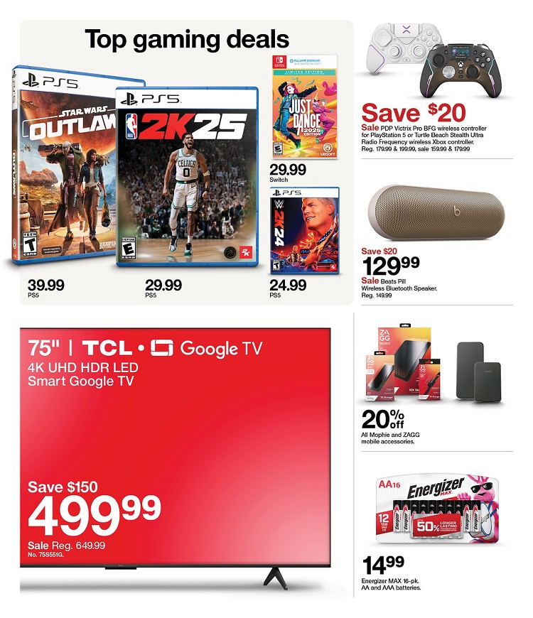 Weekly ad Target 01/05/2025 - 01/11/2025