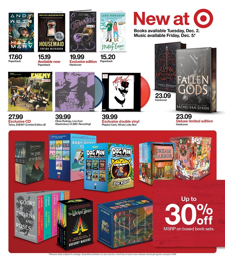 Weekly ad Target 11/30/2025 - 12/06/2025