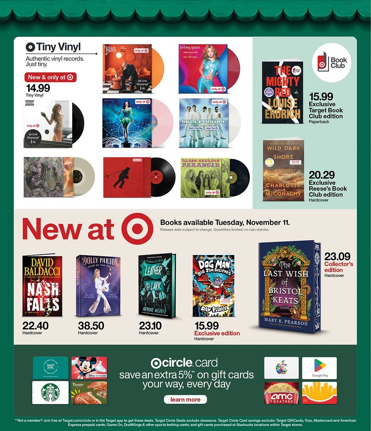 Weekly ad Target 11/16/2025 - 11/22/2025