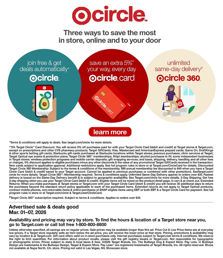 Weekly ad Target 03/08/2026 - 03/14/2026