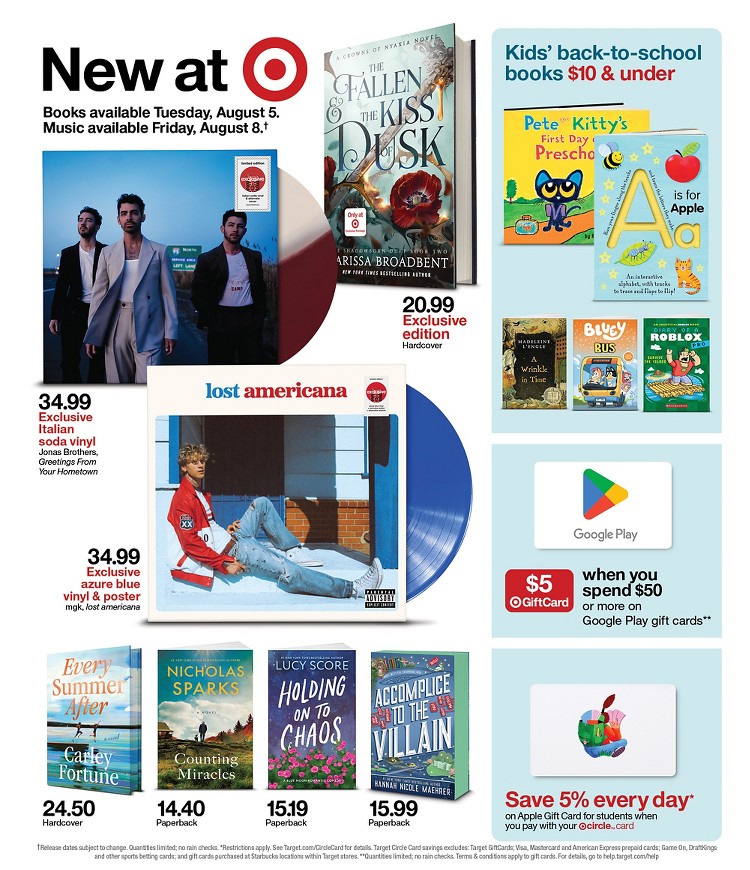 Weekly ad Target 08/03/2025 - 08/09/2025