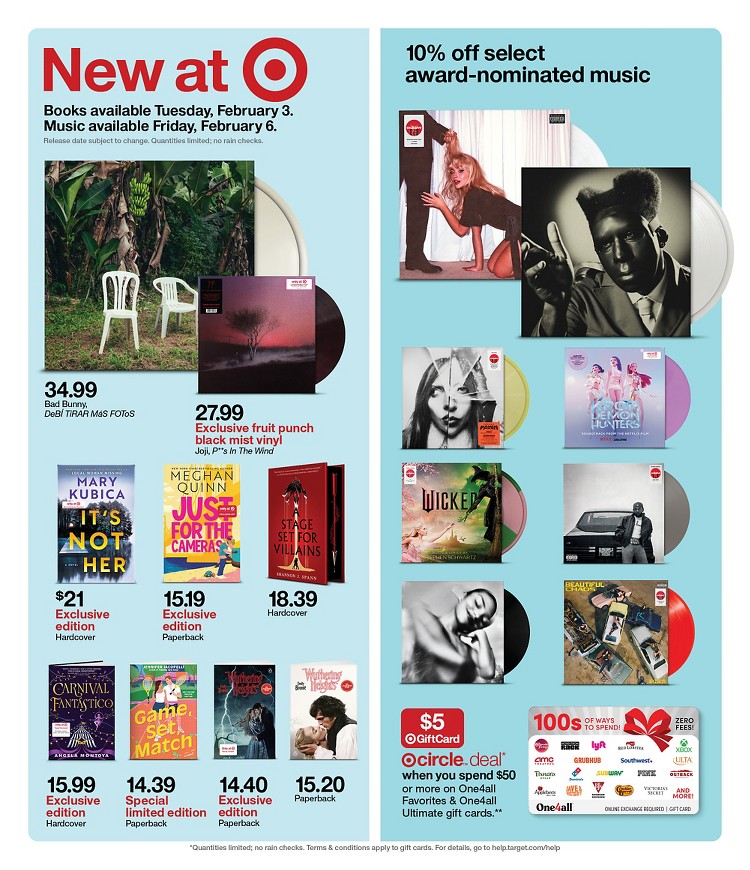 Weekly ad Target 02/01/2026 - 02/07/2026