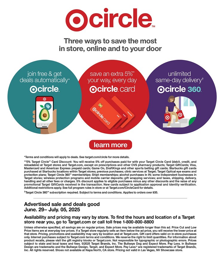 Weekly ad Target 06/29/2025 - 07/05/2025