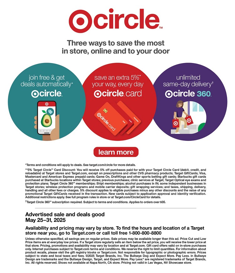 Weekly ad Target 06/01/2025 - 06/07/2025