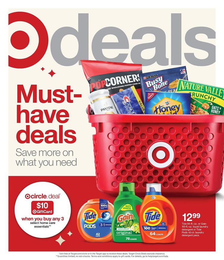 Target Promotional weekly ads