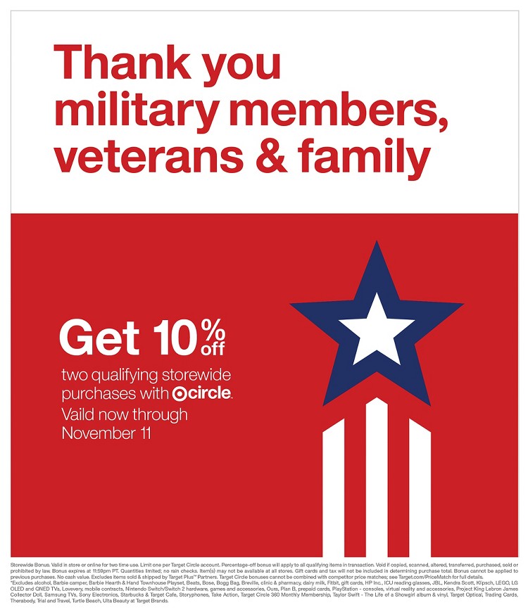 Weekly ad Target 11/09/2025 - 11/15/2025