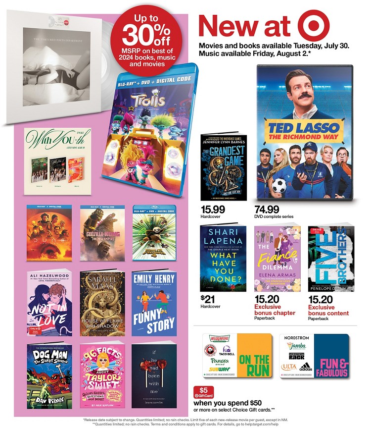 Weekly ad Target 07/28/2024 - 08/03/2024