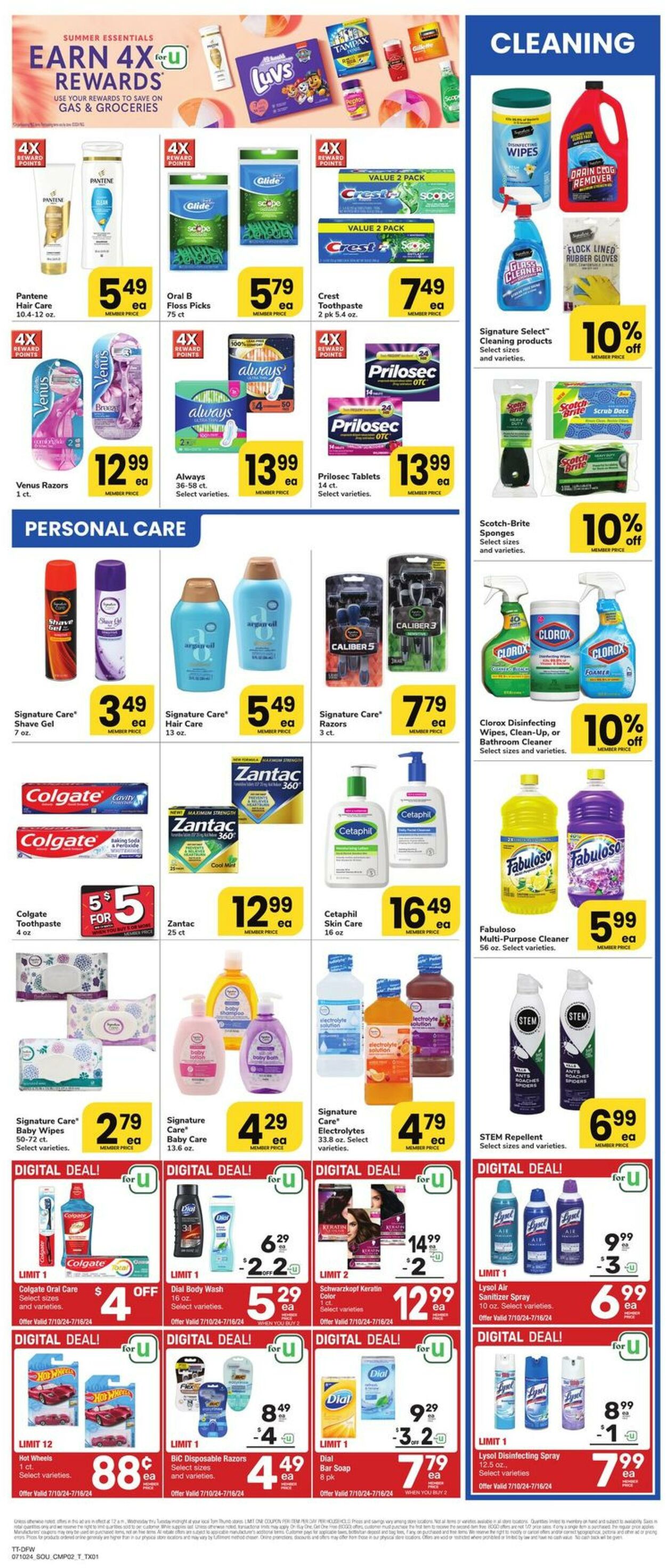 Weekly ad Tom Thumb 07/10/2024 - 07/16/2024