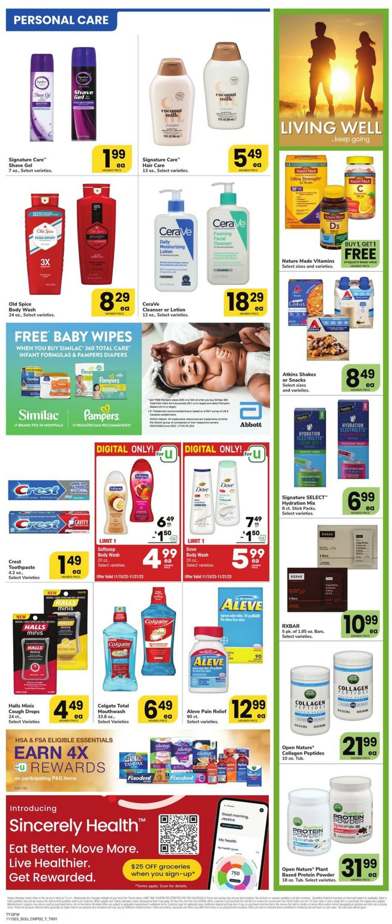 Weekly ad Tom Thumb 11/15/2023 - 11/21/2023