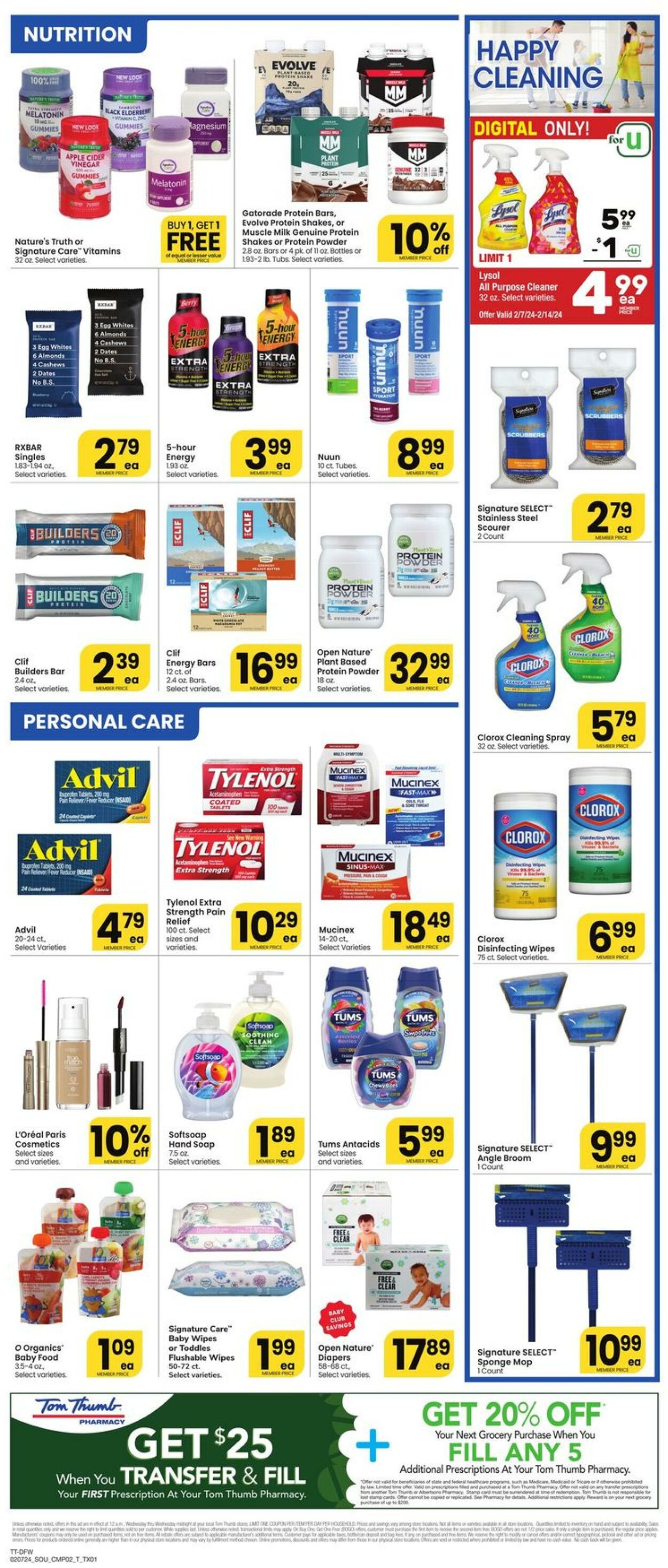 Weekly ad Tom Thumb 02/07/2024 - 02/14/2024