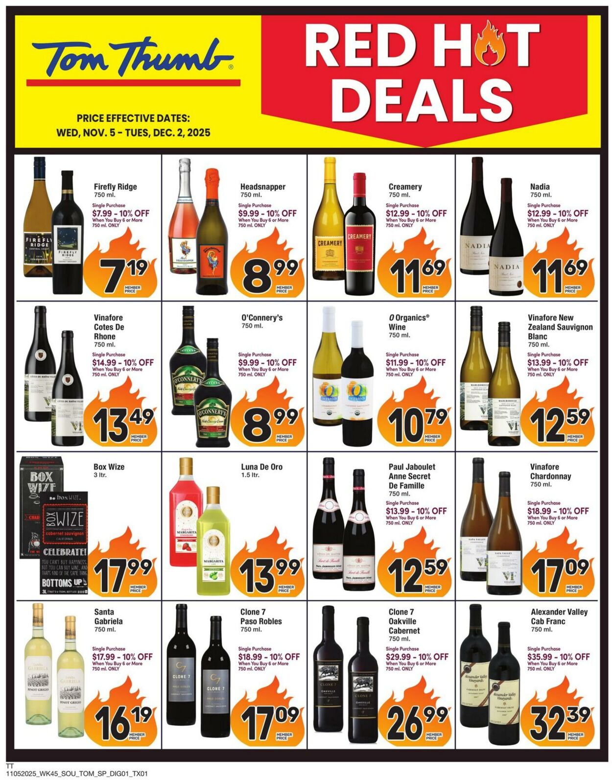Weekly ad Tom Thumb 11/05/2025 - 12/02/2025