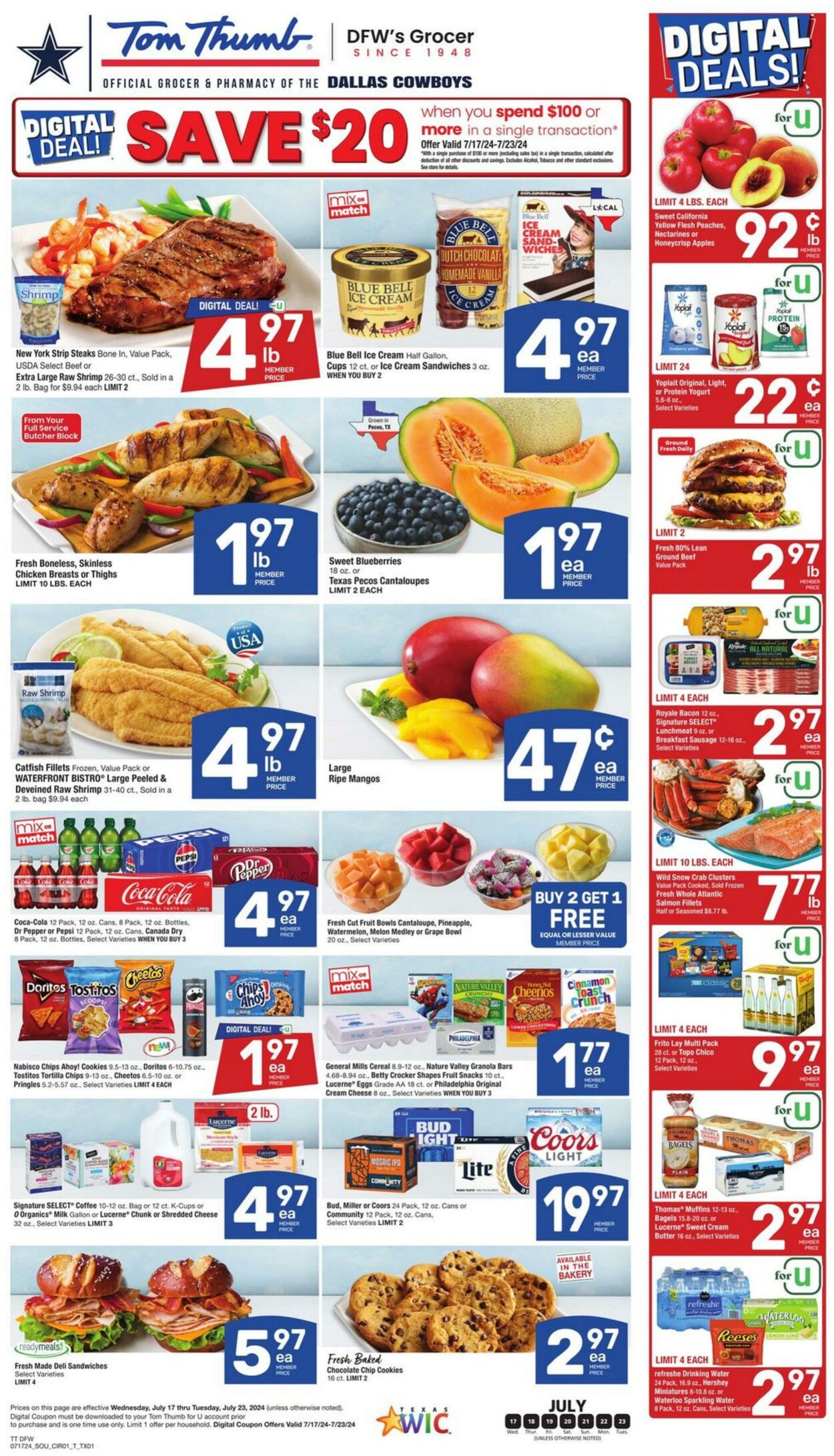 Weekly ad Tom Thumb 07/17/2024 - 07/23/2024