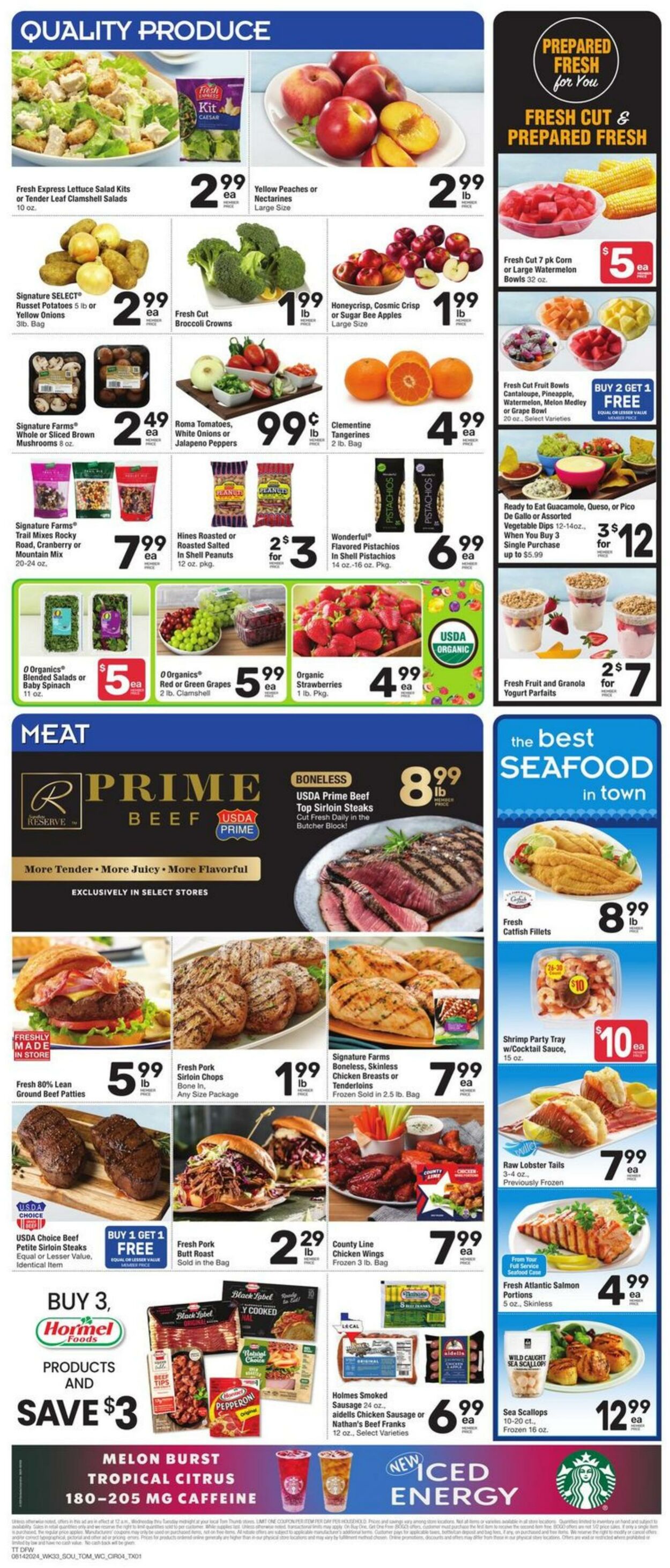 Weekly ad Tom Thumb 08/14/2024 - 08/20/2024