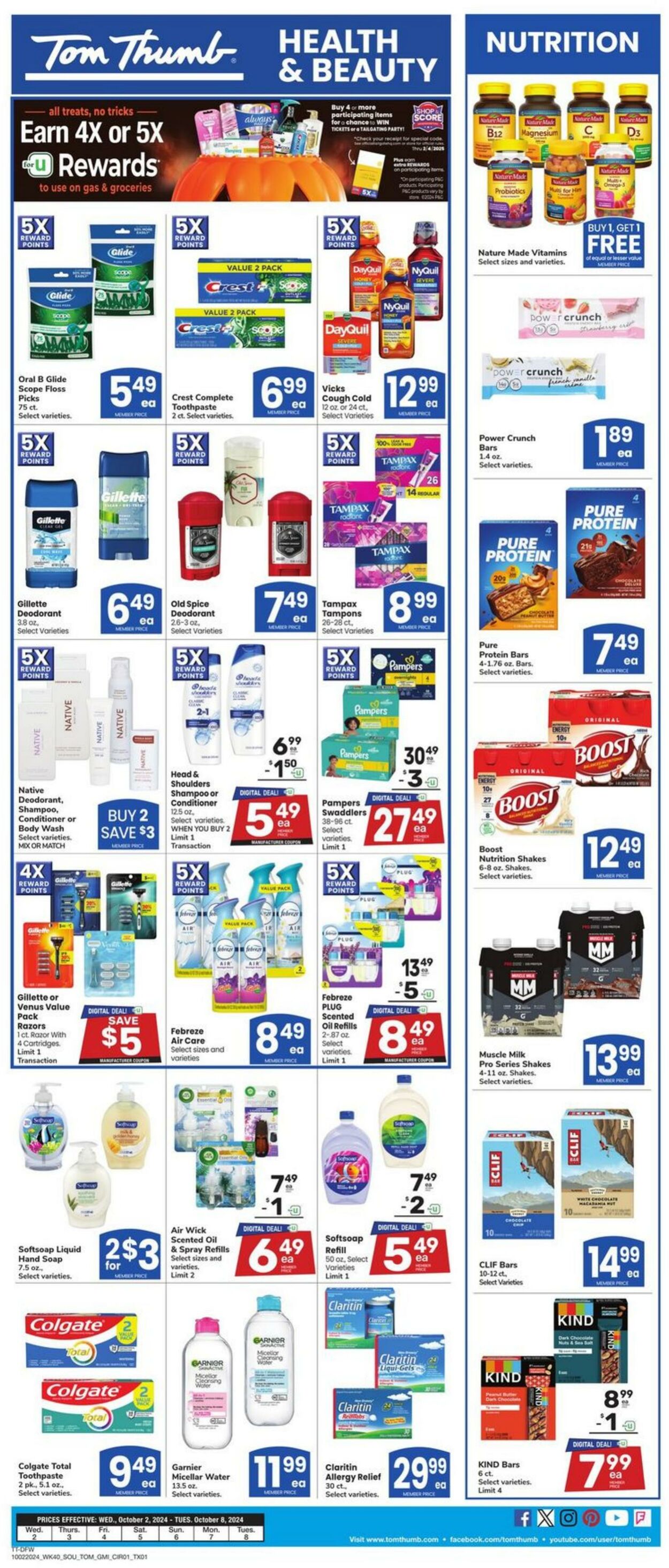 Weekly ad Tom Thumb 10/02/2024 - 10/08/2024