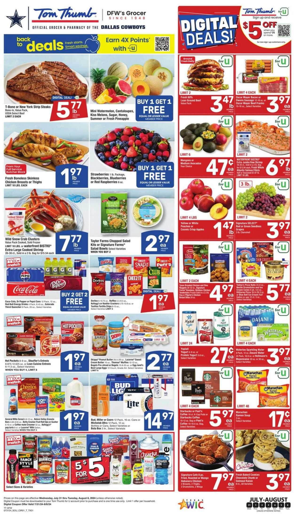 Weekly ad Tom Thumb 07/31/2024 - 08/06/2024