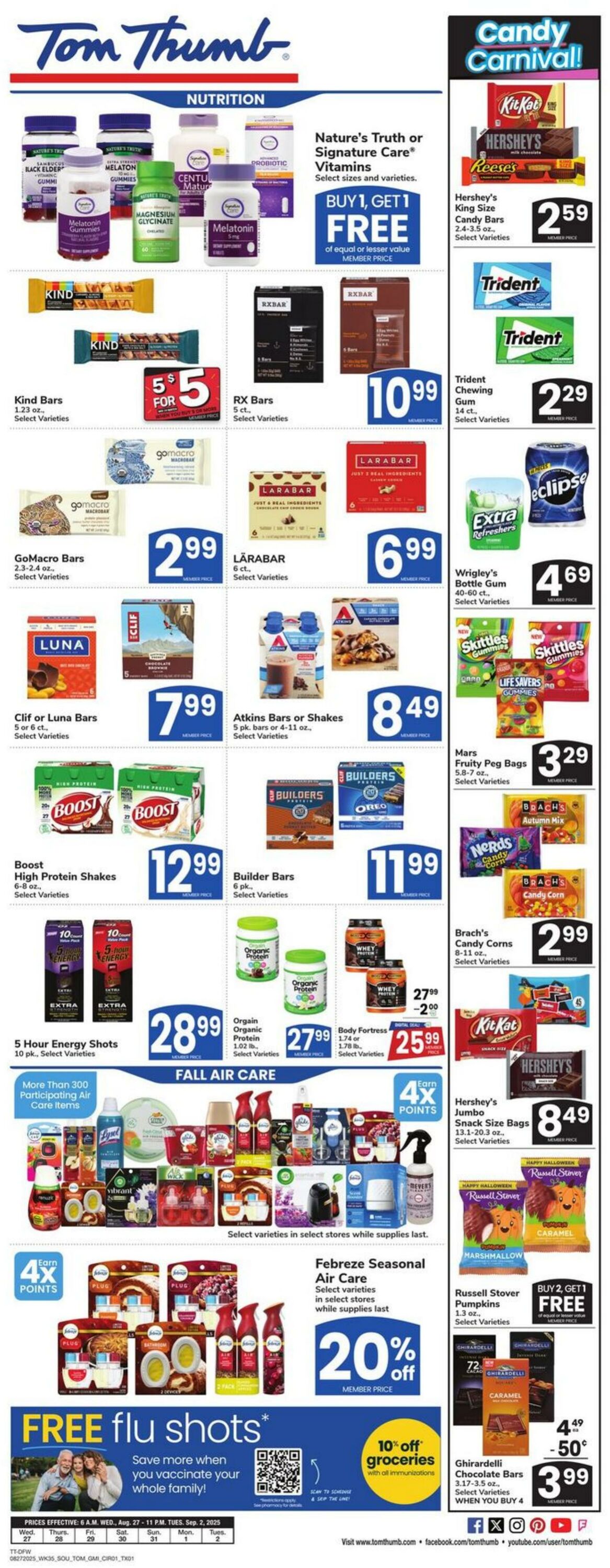 Weekly ad Tom Thumb 08/27/2025 - 09/02/2025