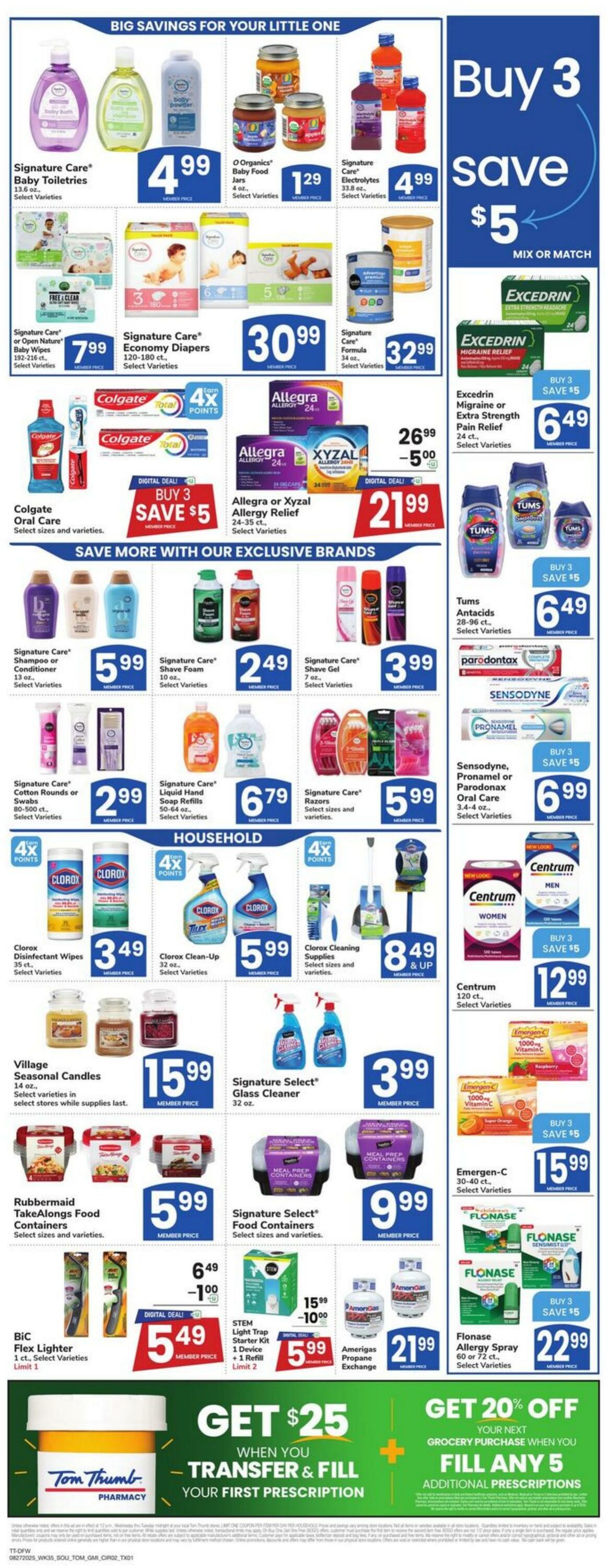 Weekly ad Tom Thumb 08/27/2025 - 09/02/2025