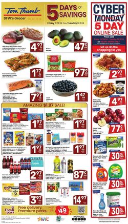 Weekly ad Tom Thumb 11/29/2024 - 12/03/2024