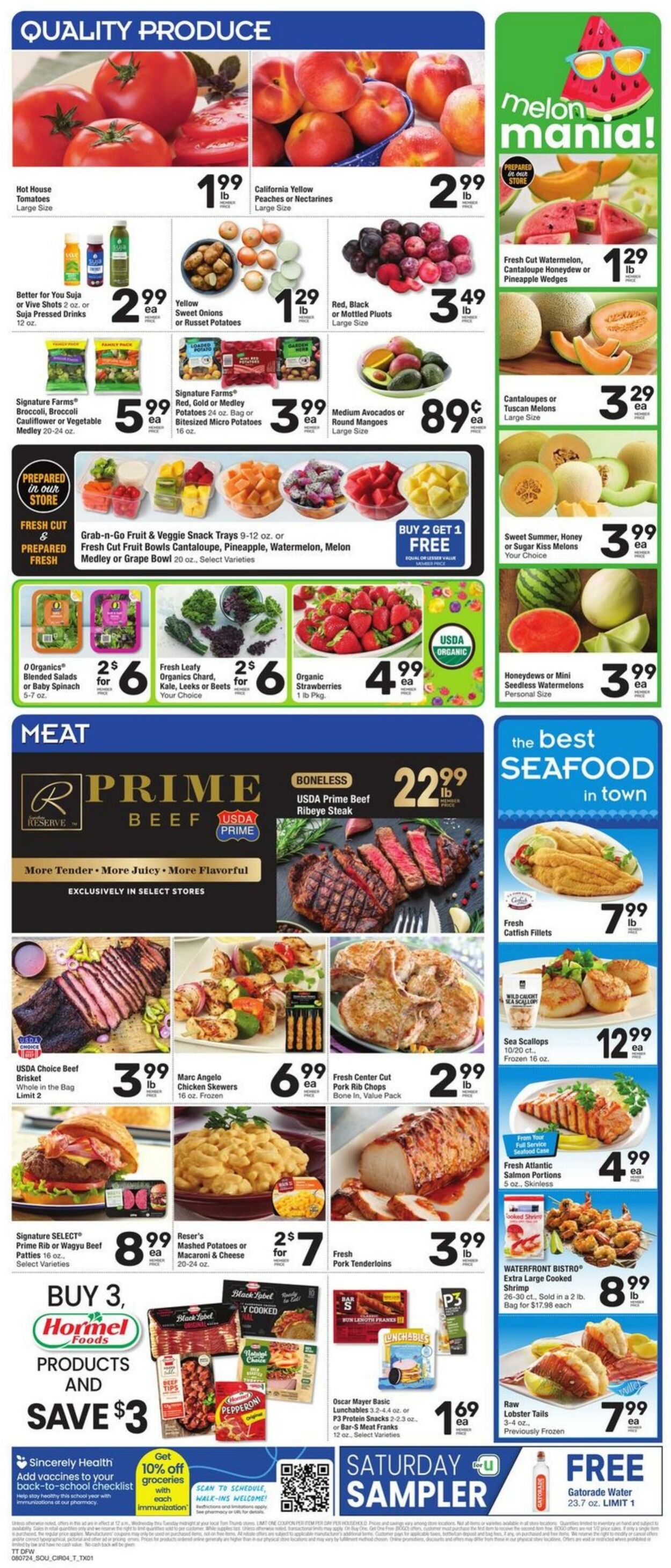 Weekly ad Tom Thumb 08/07/2024 - 08/13/2024