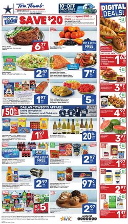 Weekly ad Tom Thumb 08/07/2024 - 08/13/2024