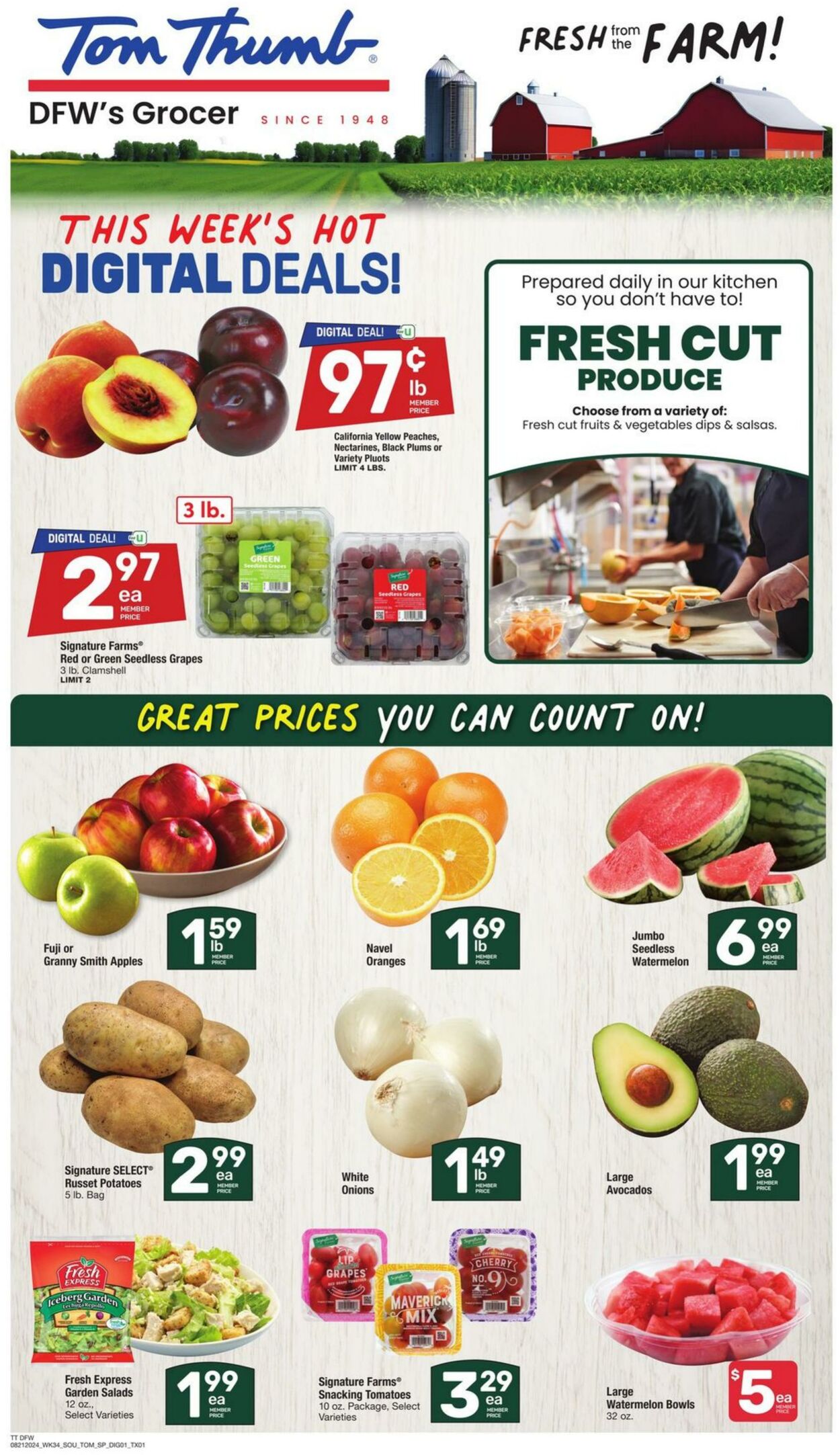 Weekly ad Tom Thumb 08/21/2024 - 08/27/2024