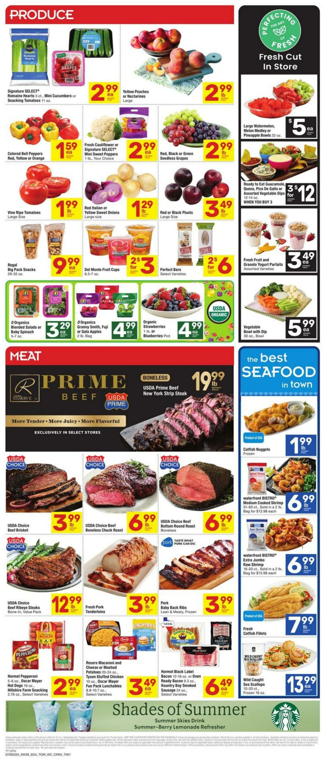 Weekly ad Tom Thumb 07/09/2025 - 07/15/2025