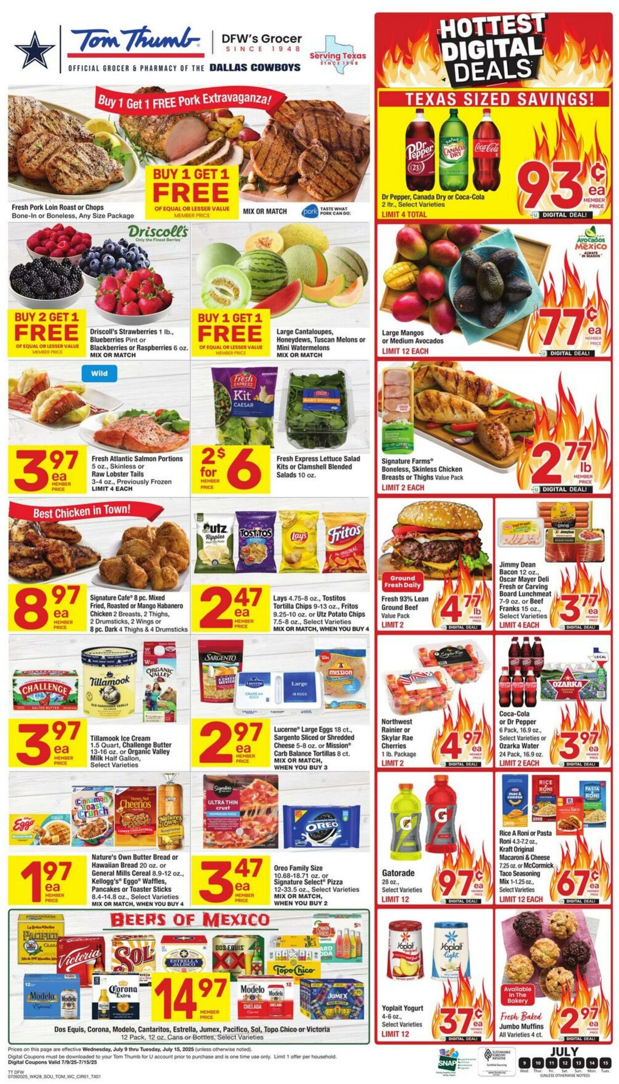 Weekly ad Tom Thumb 07/09/2025 - 07/15/2025