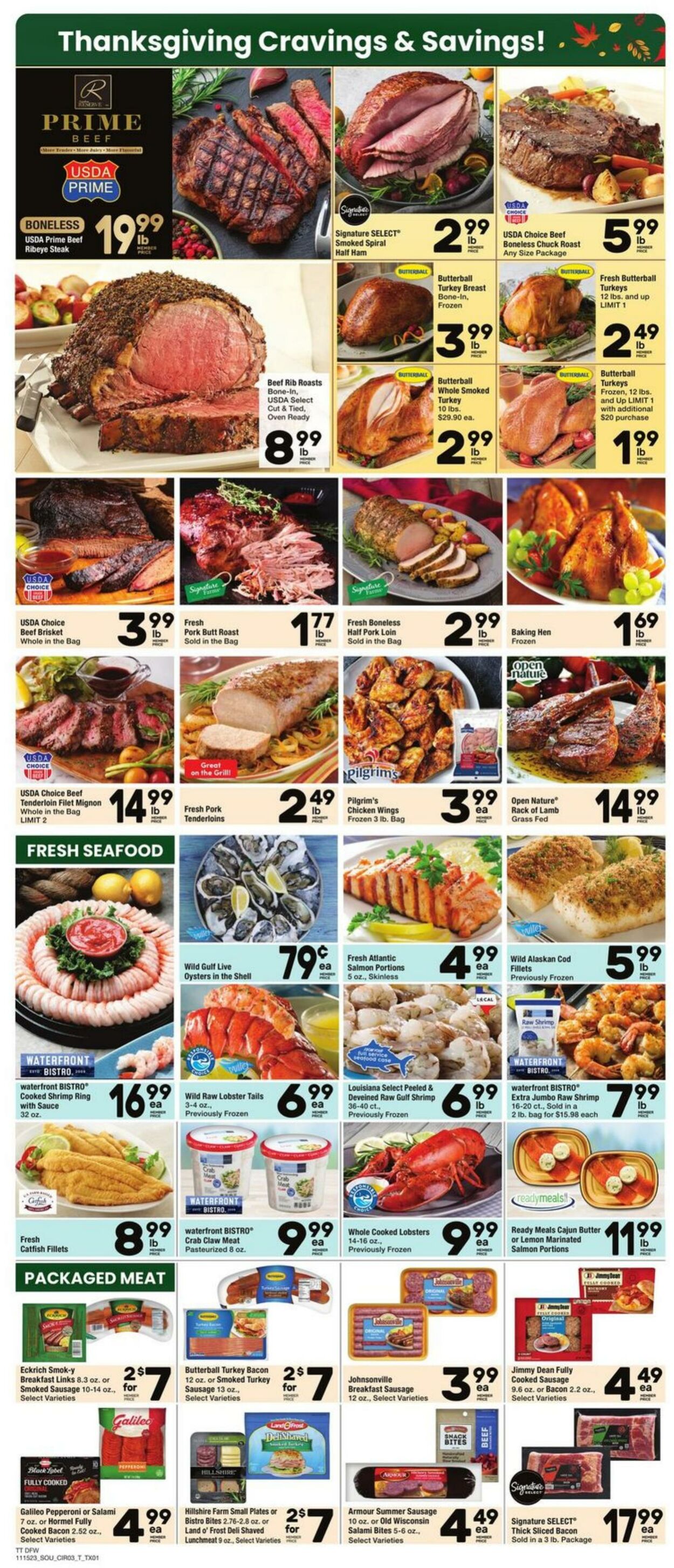 Weekly ad Tom Thumb 11/15/2023 - 11/23/2023