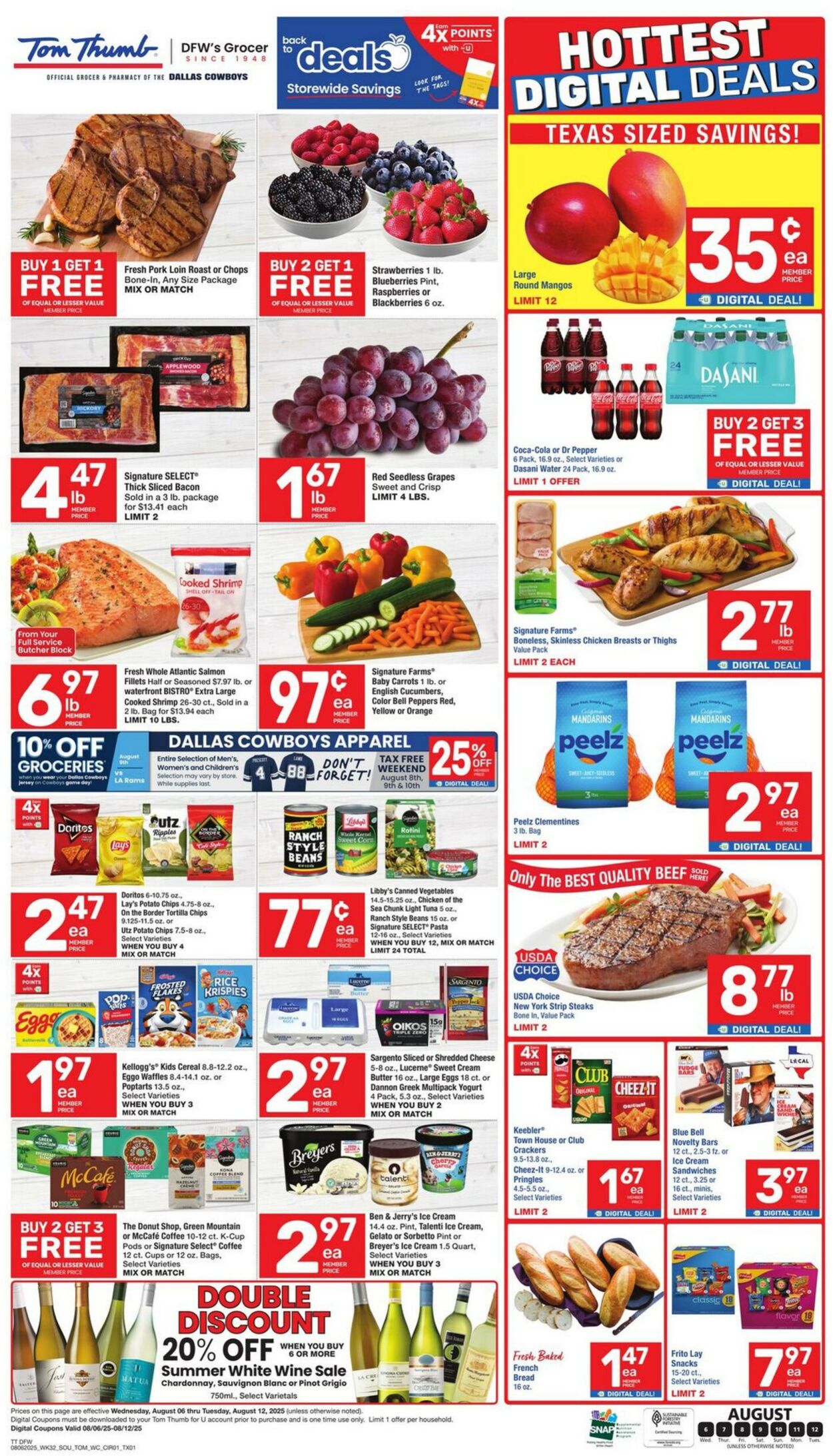 Weekly ad Tom Thumb 08/06/2025 - 08/12/2025