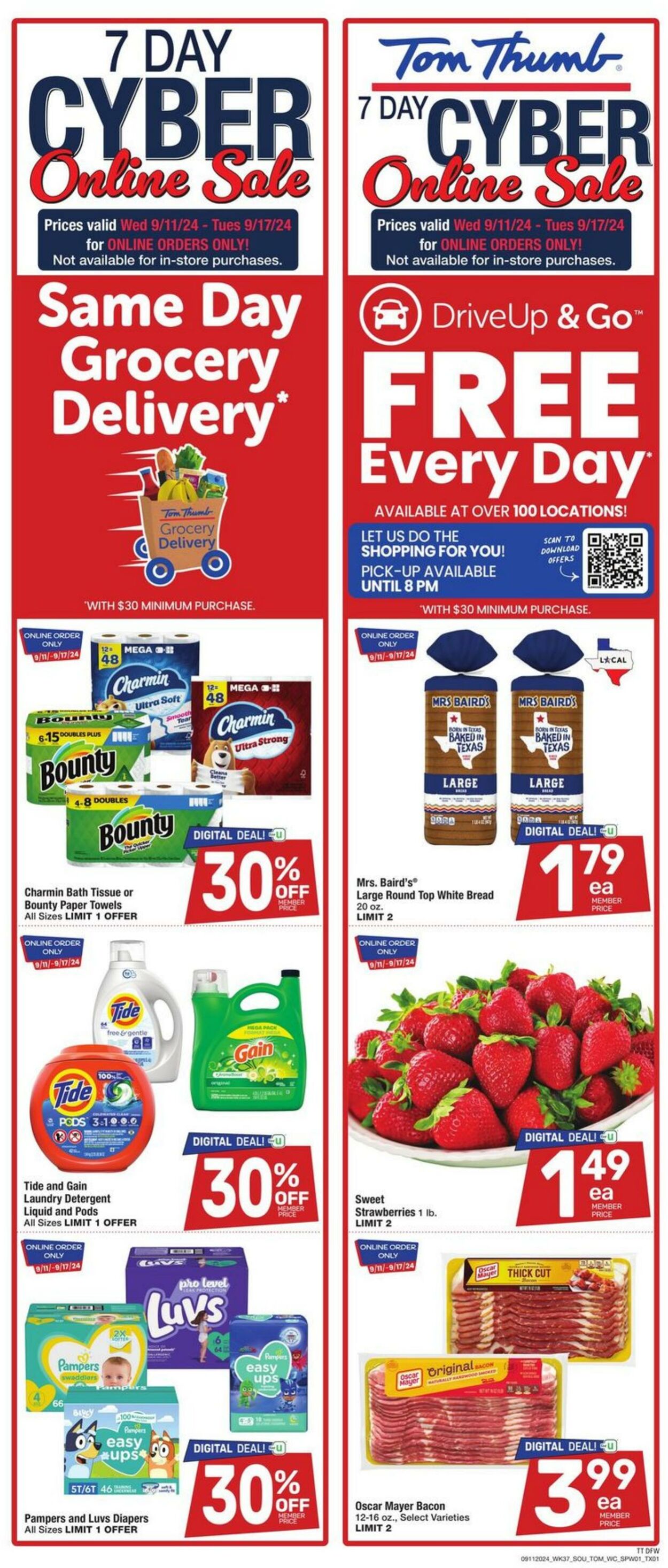 Weekly ad Tom Thumb 09/11/2024 - 09/17/2024