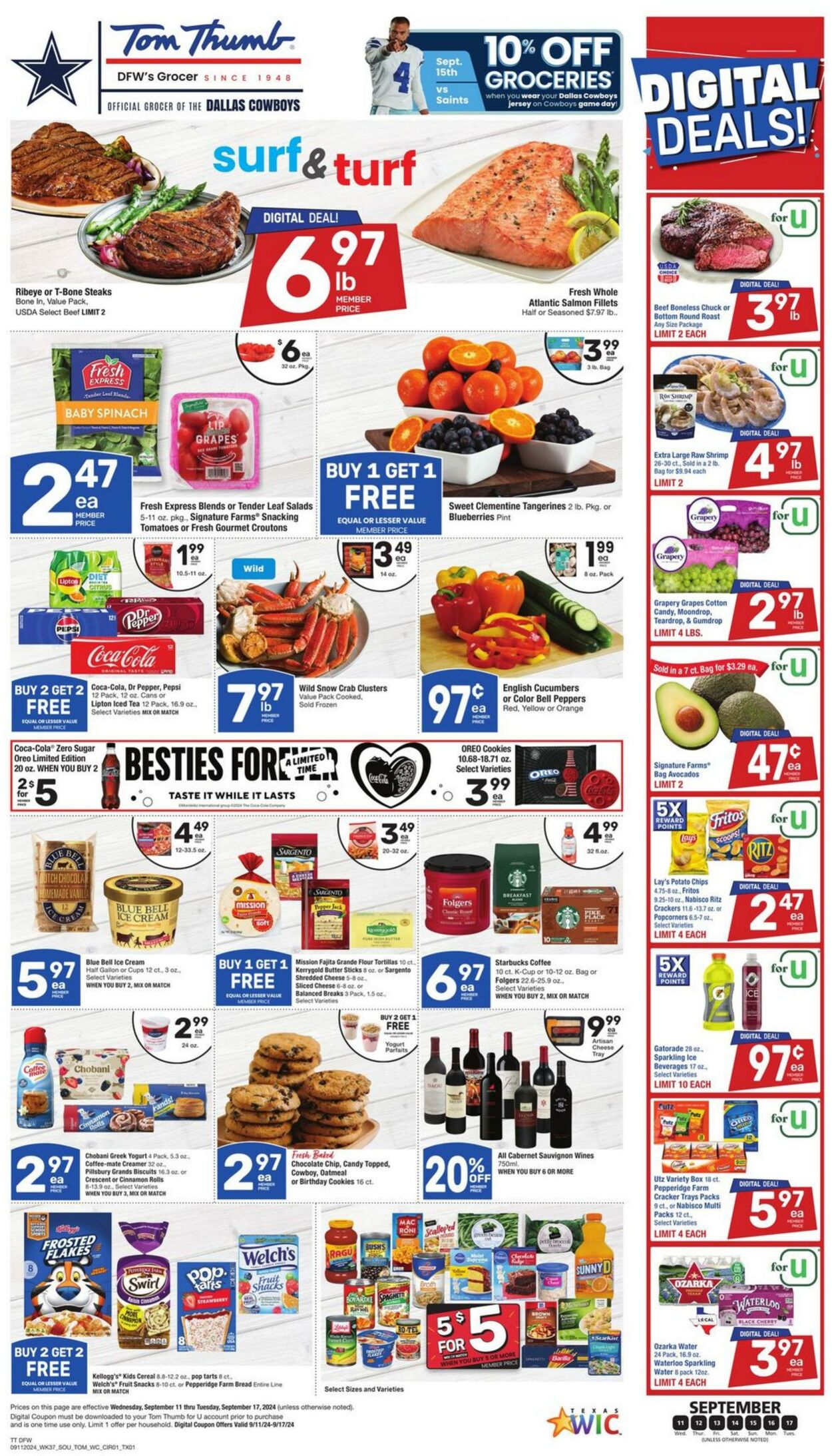 Weekly ad Tom Thumb 09/11/2024 - 09/17/2024