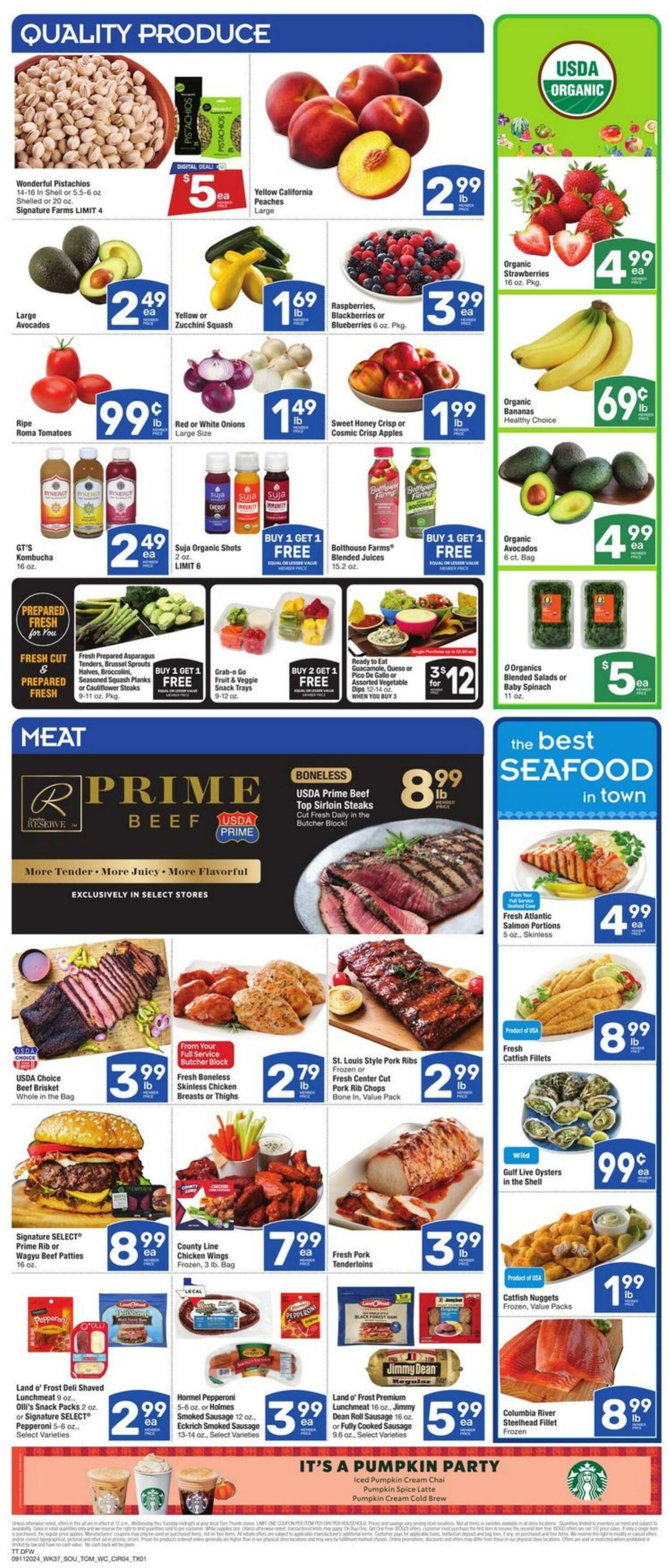 Weekly ad Tom Thumb 09/11/2024 - 09/17/2024