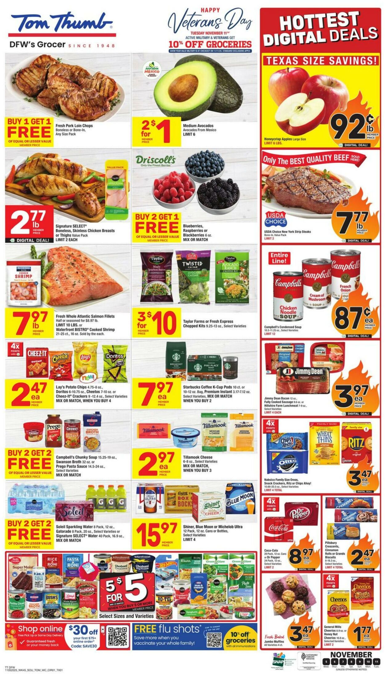 Weekly ad Tom Thumb 11/05/2025 - 11/11/2025