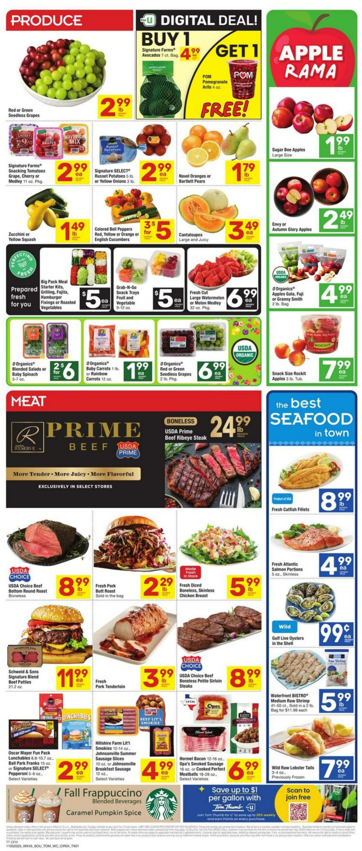 Weekly ad Tom Thumb 11/05/2025 - 11/11/2025