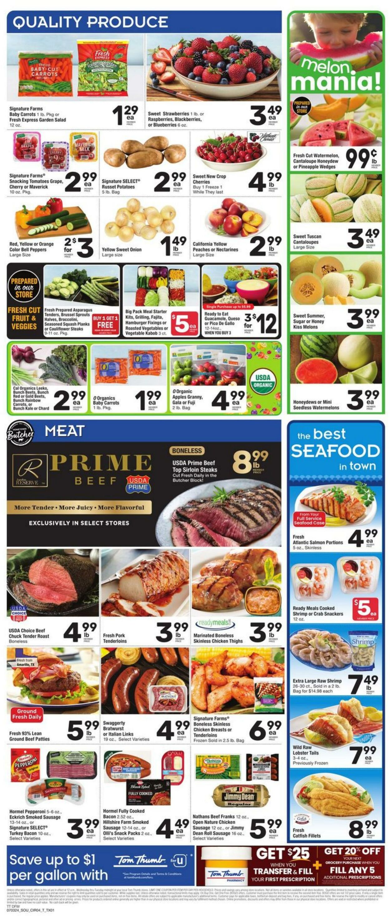 Weekly ad Tom Thumb 07/05/2024 - 07/09/2024