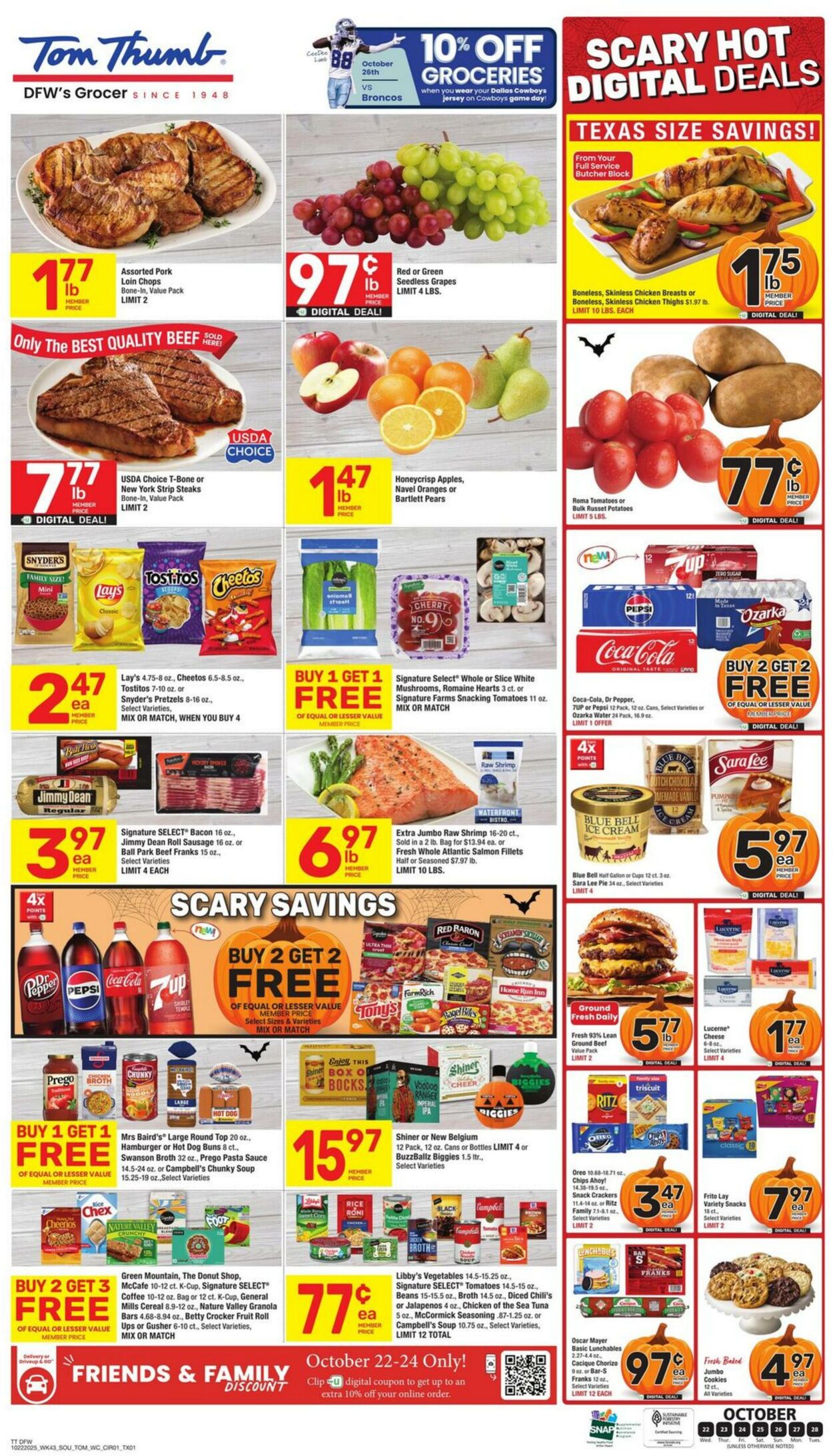 Weekly ad Tom Thumb 10/22/2025 - 10/28/2025